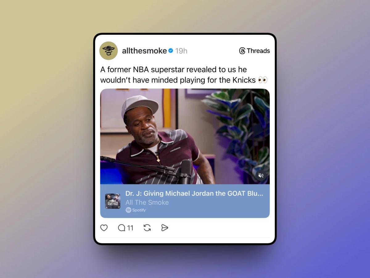 Threads Adds Rich Link Previews for Podcast Clips