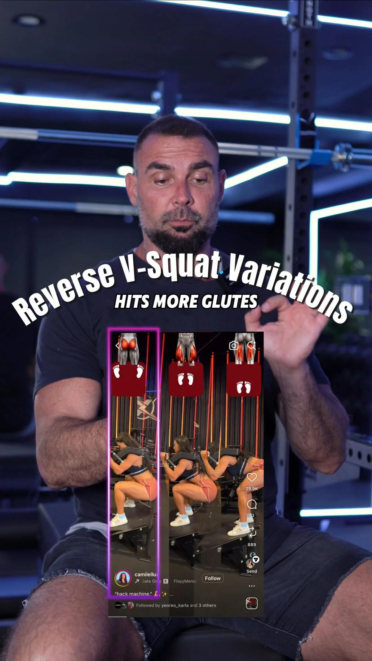 Adjust V‑Squat Machine to Target Specific Muscle Groups