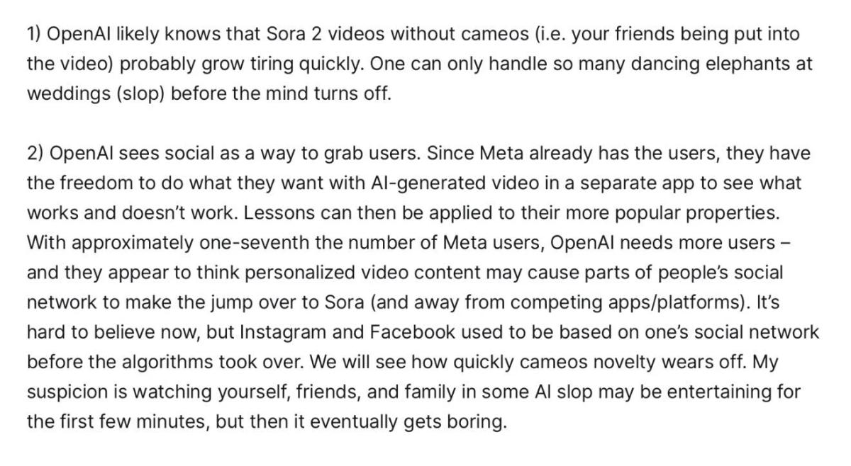 Early Review Predicted Sora's Social App Potential