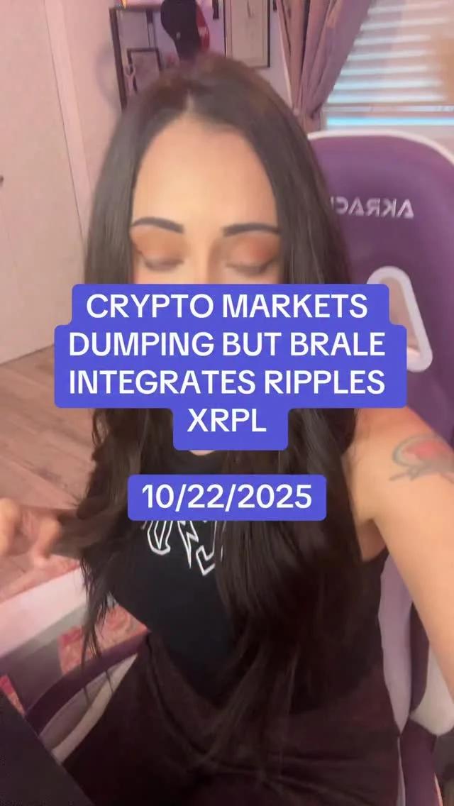Crypto Dip Continues as BraLe Adds XRPL Integration