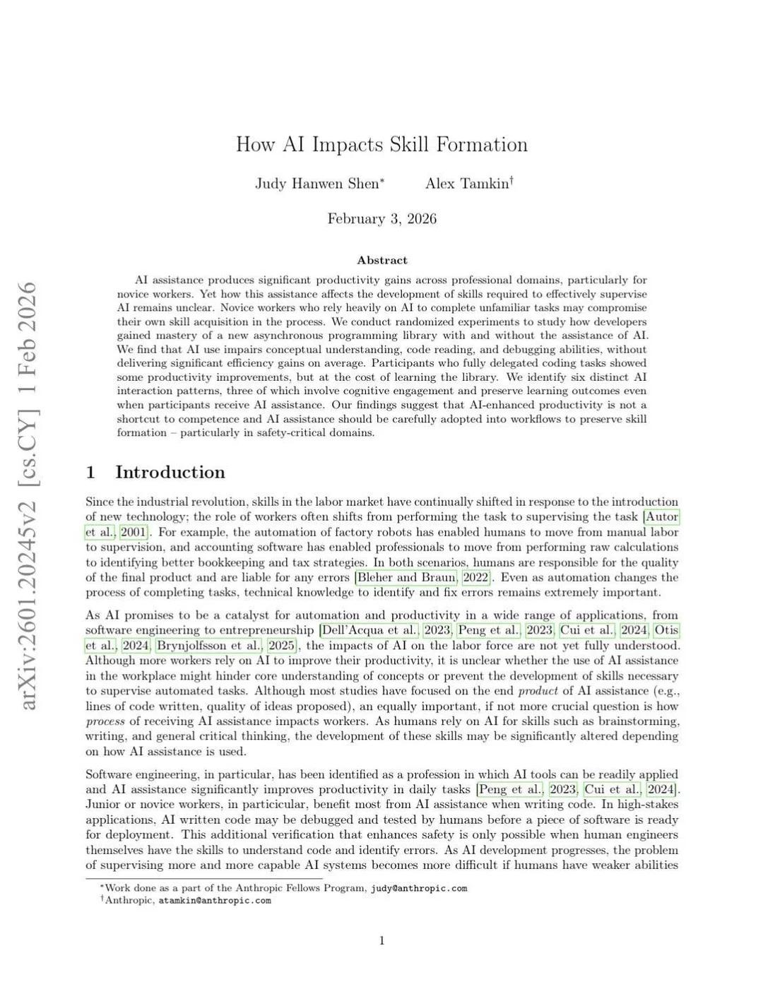 AI's Shortcut Threatens Deep Skill Development