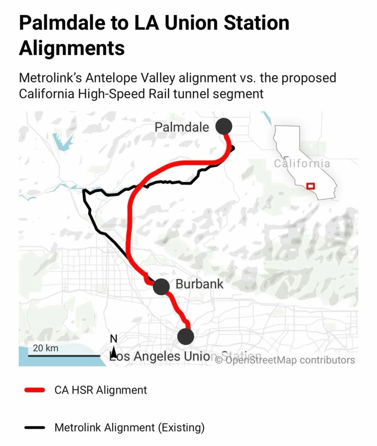 Interim California HSR Slows LA Link to Two Hours