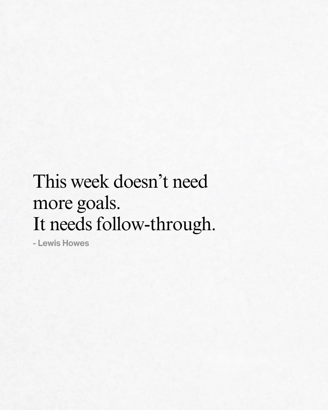 Commit to One Last‑Week Priority This Week