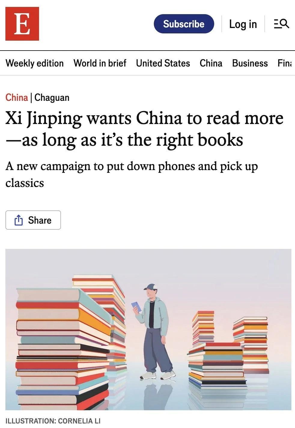 China Launches Nationwide Push to Revive Reading
