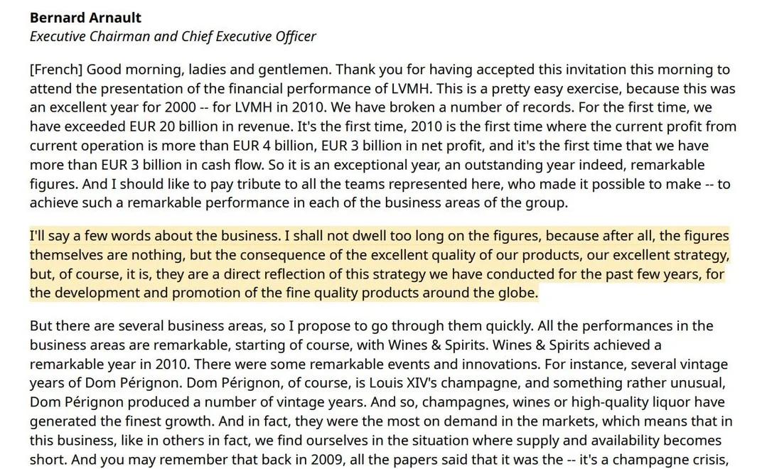 Earnings Reflect LVMH’s Focus on Quality Products