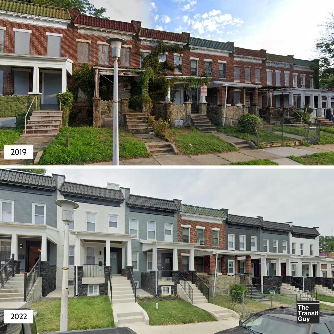 Baltimore's Abandoned Homes Fell 25% in Five Years
