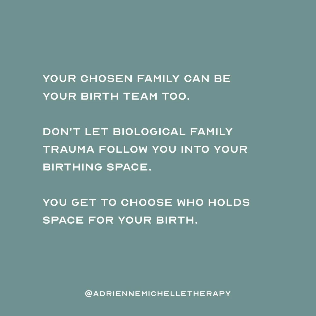 Choose Your Birth Team for Comfort, Not Tradition
