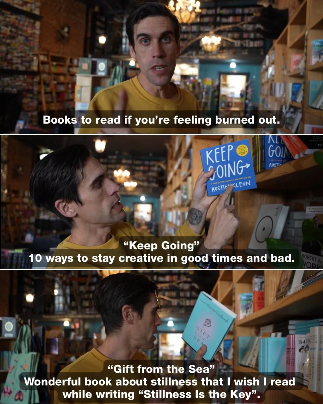 Books to Beat Burnout, Available at Painted Porch