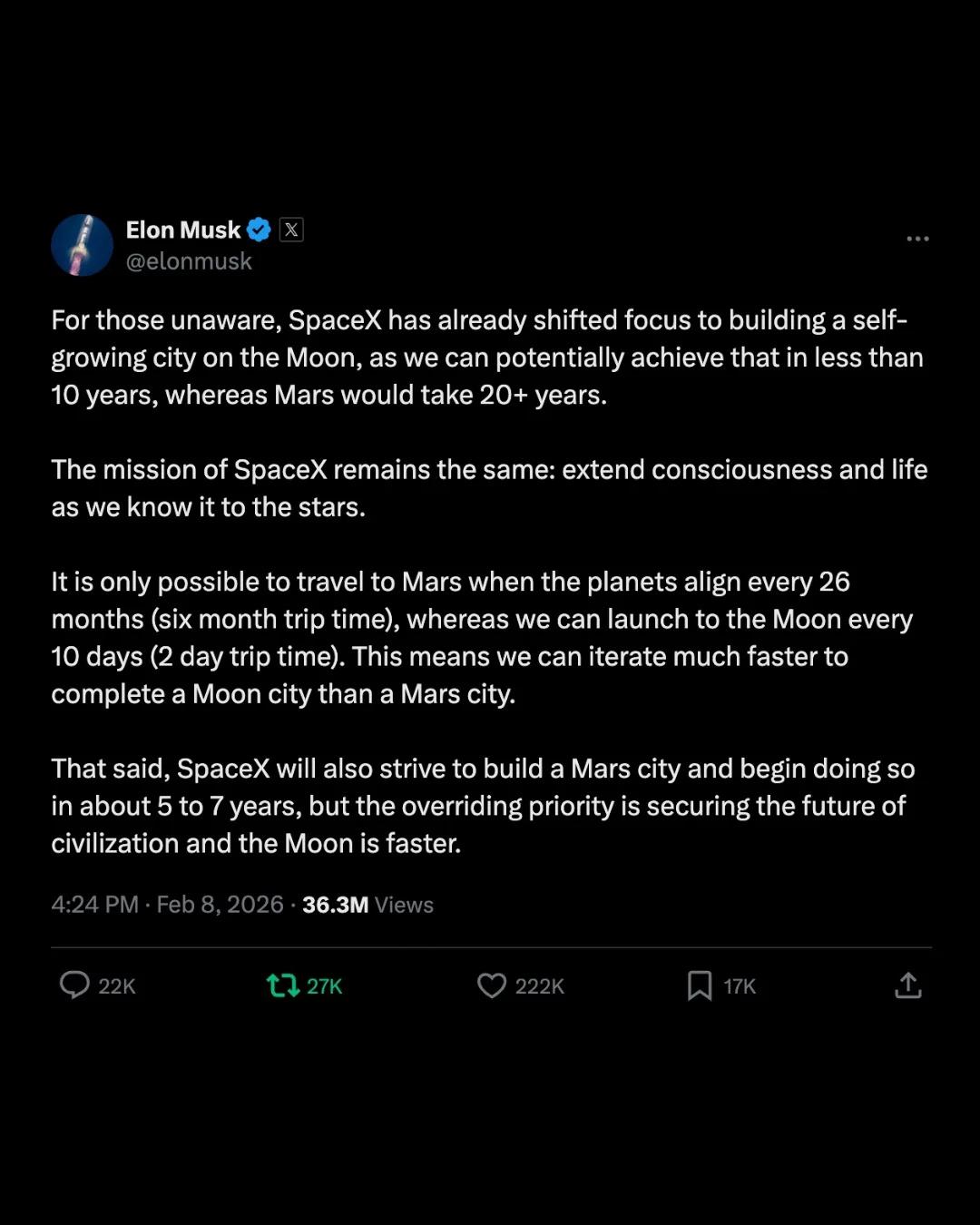 Build Moon Base First to Accelerate Human Presence