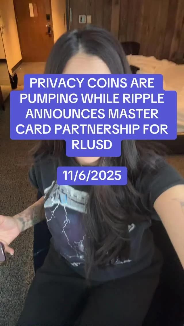 Privacy Coins Surge as Ripple Secures Mastercard Deal