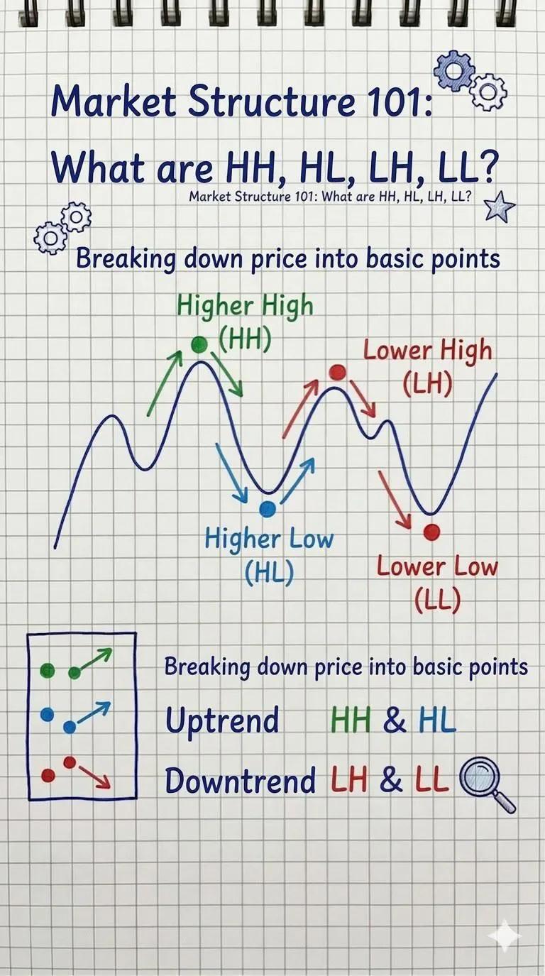 Identify Higher Highs, Lower Lows and Breaks