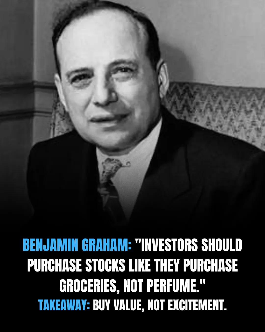 Buy Stocks Like Groceries: Pay Price, Not Hype