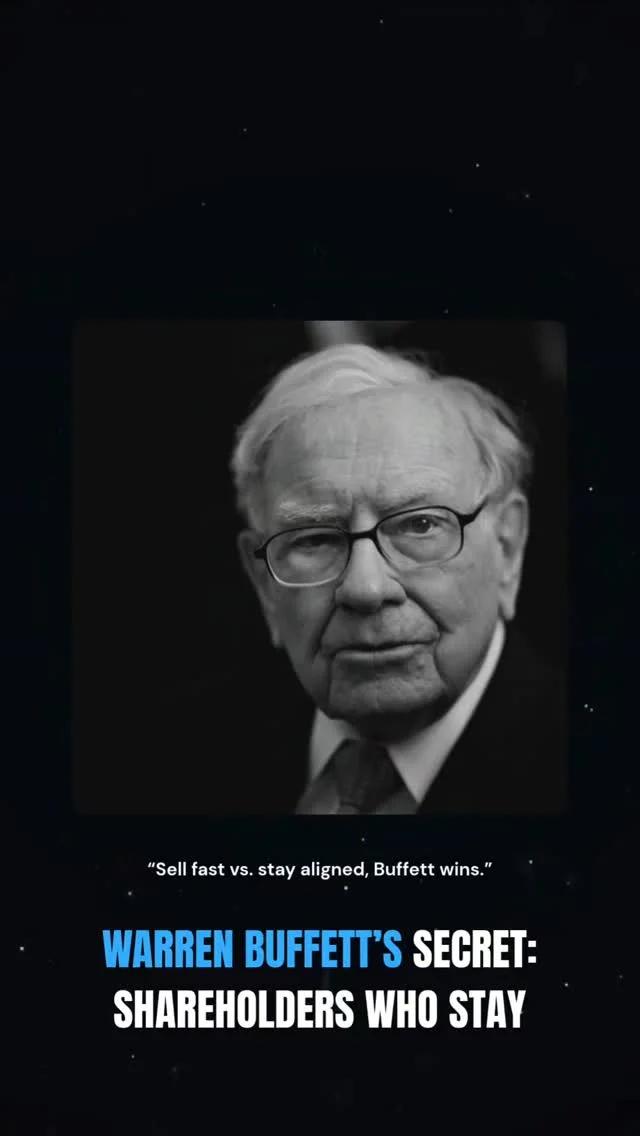 CEO Exits Common; Buffett's Loyal Shareholders Embody Rare Alignment