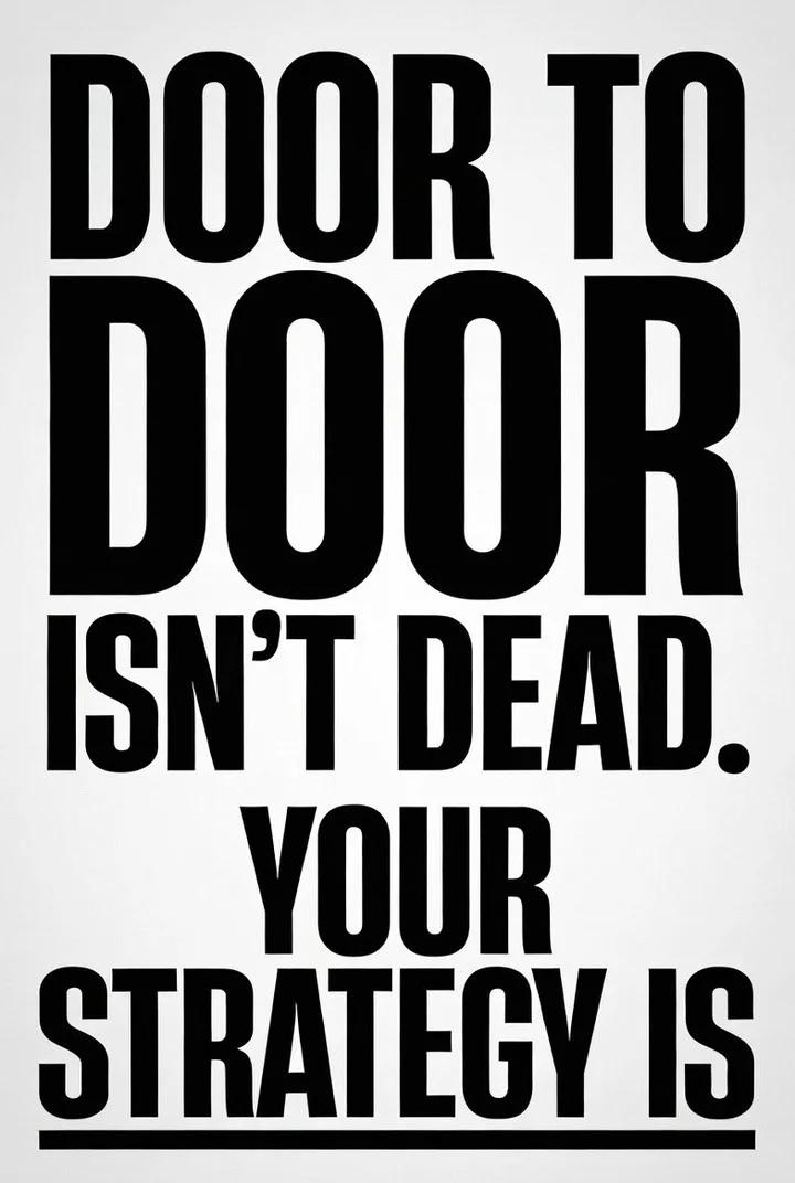 Skip Ads, Knock Doors: Build Pipeline Faster