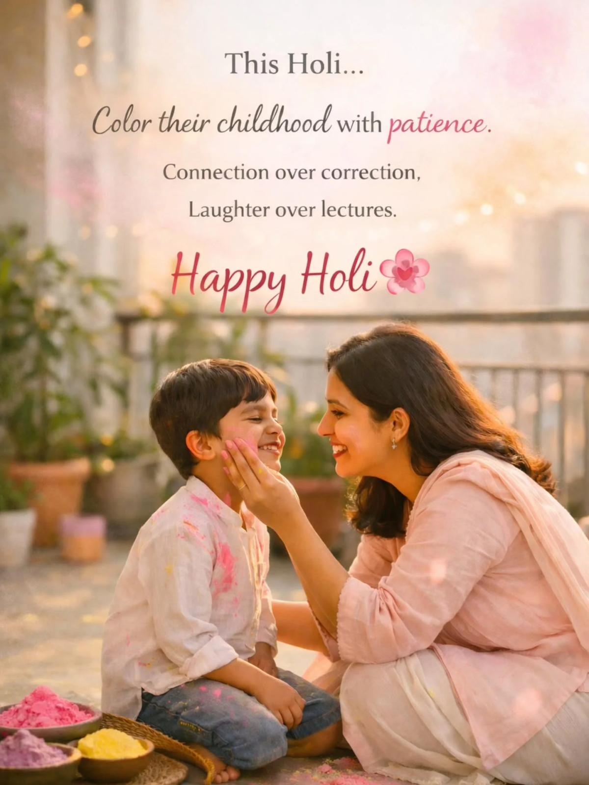 Color Their Childhood with Patience and Connection