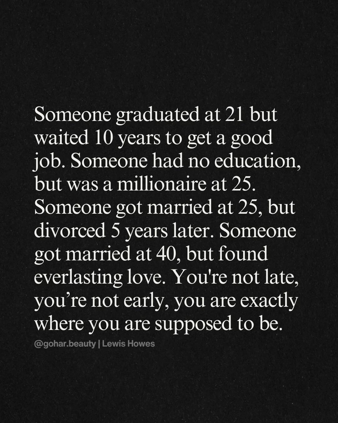 Your Timeline Is Unique—Stop Comparing to Others