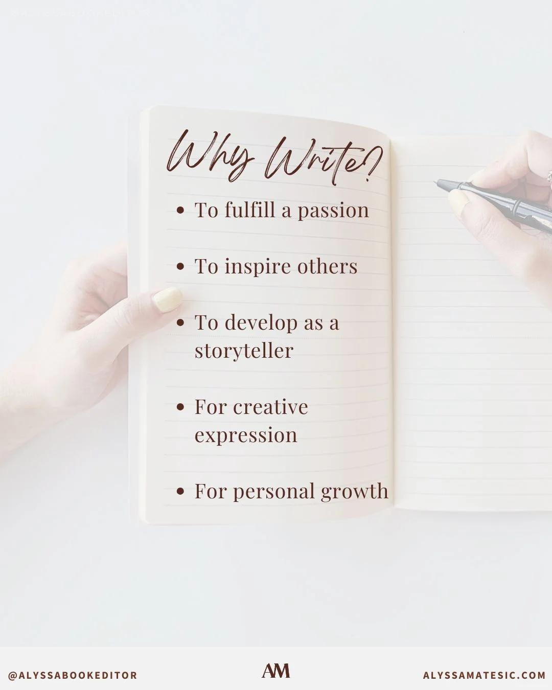 Your Writing “Why” Fuels Persistence Through Tough Times