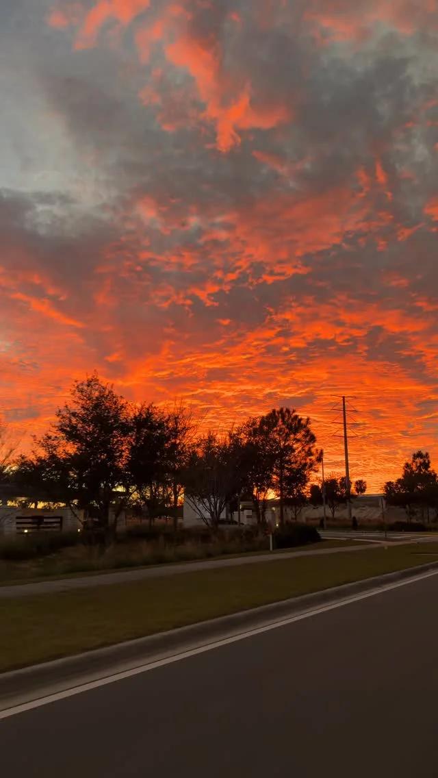 Lamborghini Shines Against a Stunning Sunset