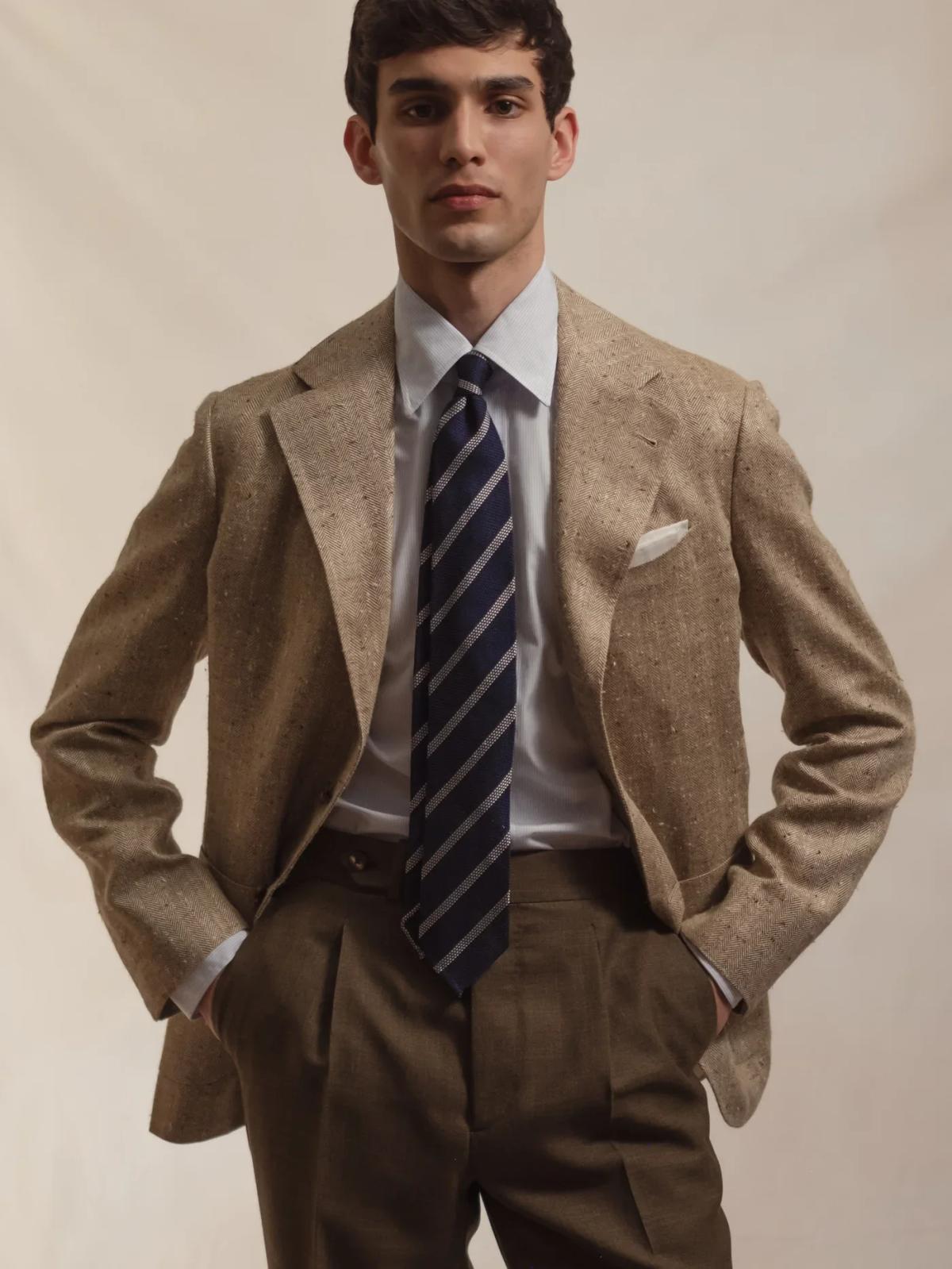 Silk‑Linen Sport Coat Marries Tweed Texture with Summer Wearability