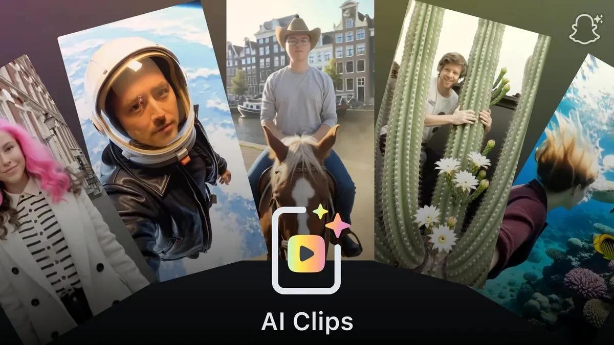Snapchat's AI Clips Turn Photos Into Paid Video Content