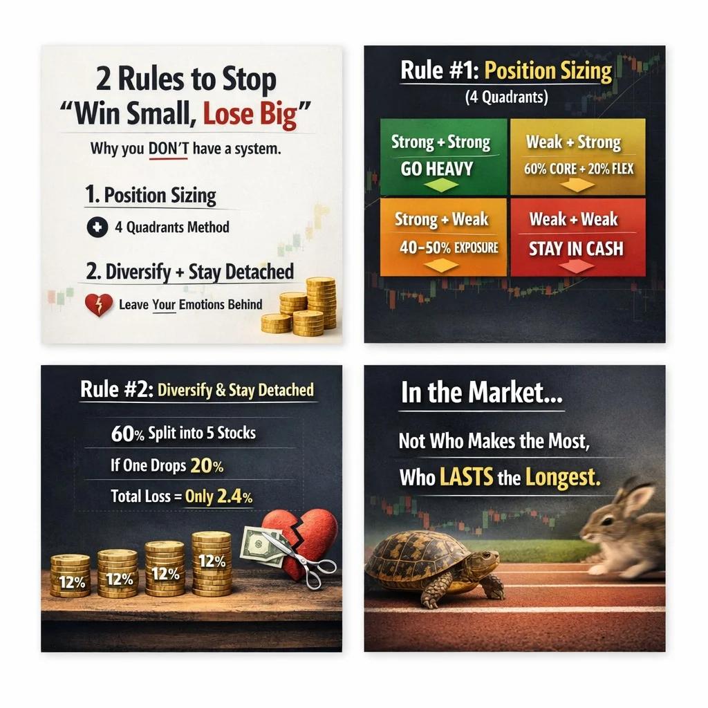 Stop Early Profits, Hold Winners: Two Simple Rules