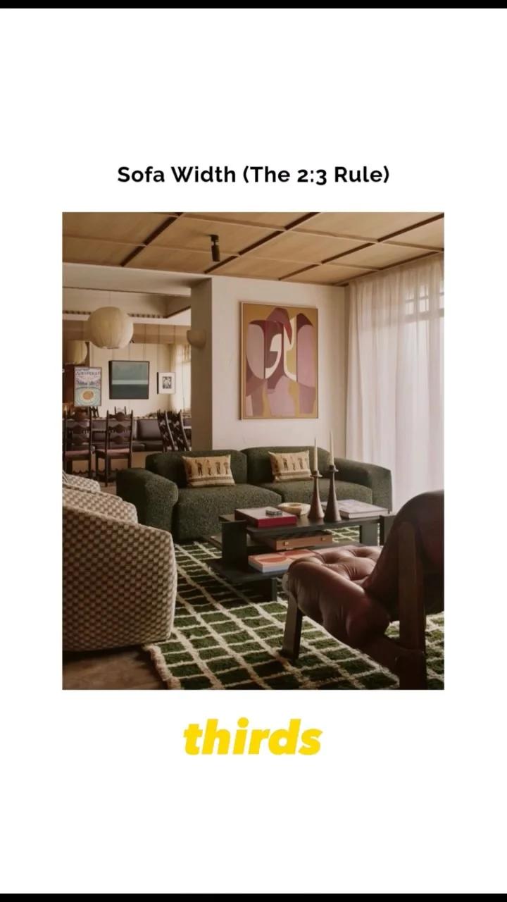 Use the 2/3 Rule for Perfect Sofa Fit