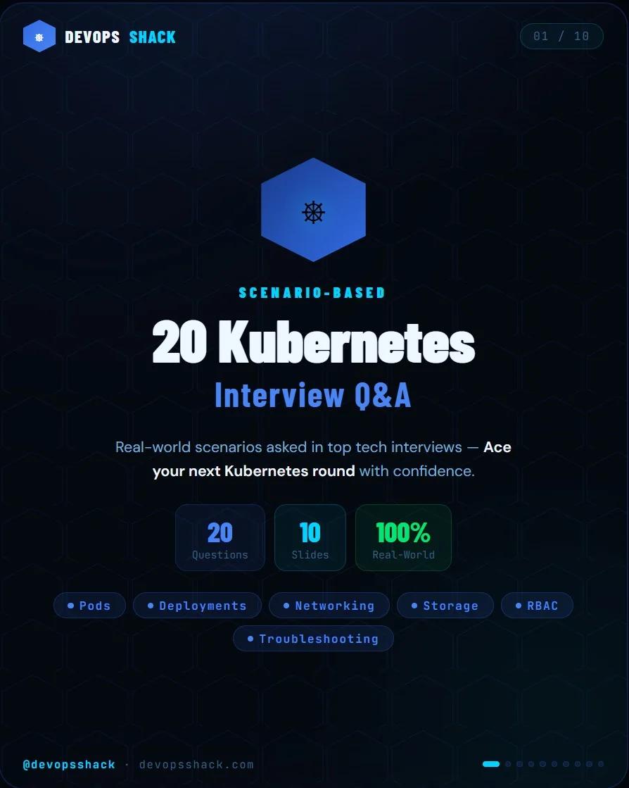 20 Real-World Kubernetes Q&A Scenarios