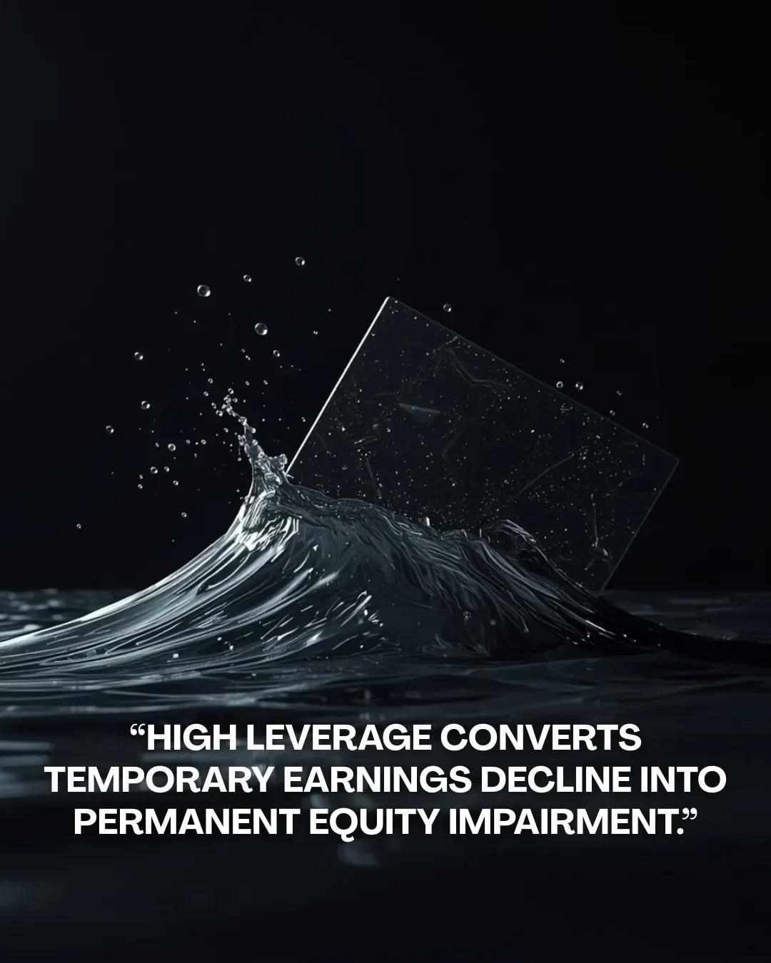 Safety Lies in Capital Structure, Not Just Stock Price