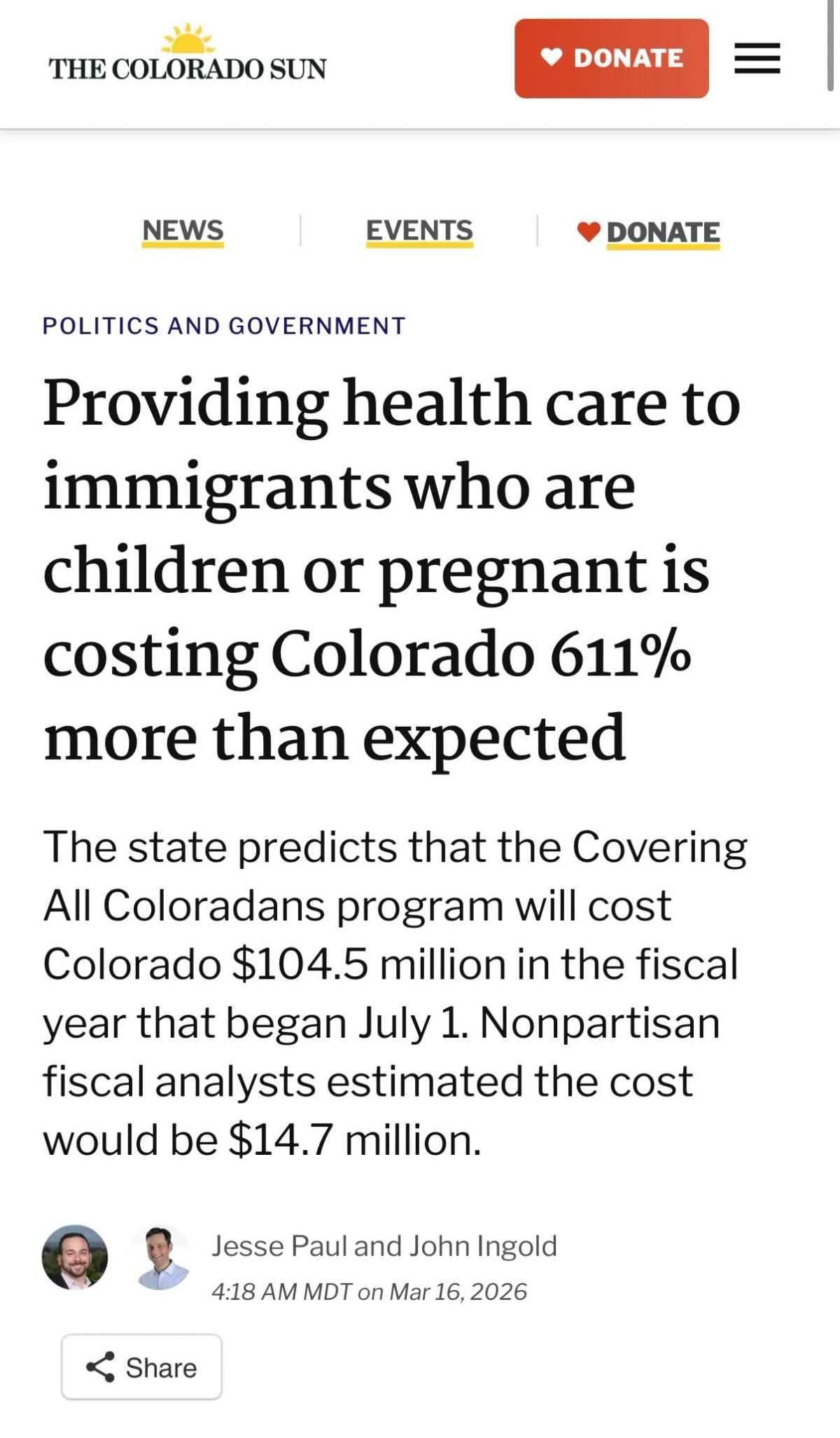 Demanding Colorado Reinsurance Cost Transparency From Governor