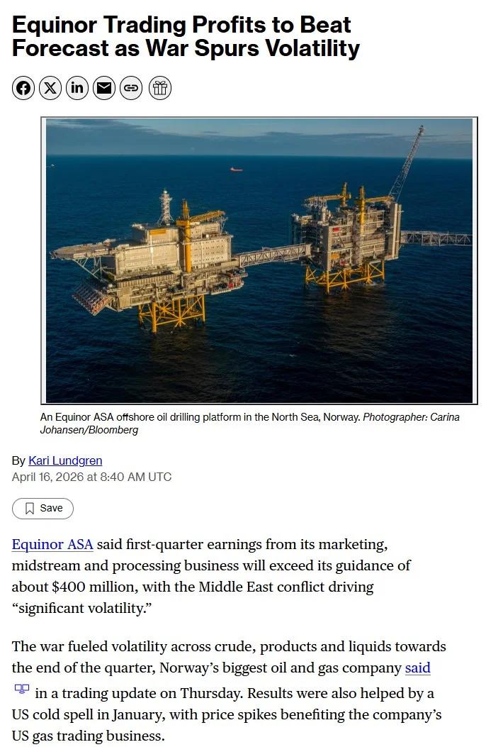 Oil Giants Profit as War Fuels Human Suffering