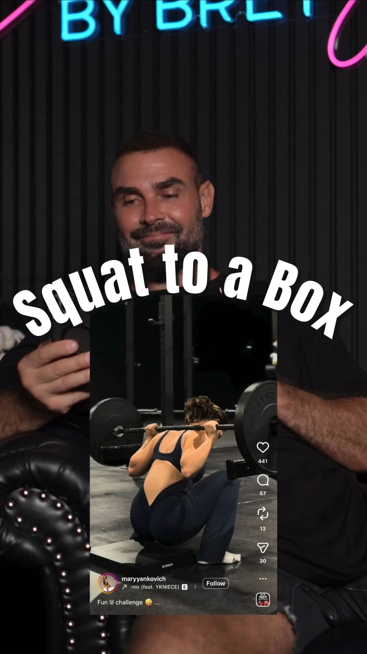 Box Squats Enforce Hip Hinge, Prevent Depth Cheating