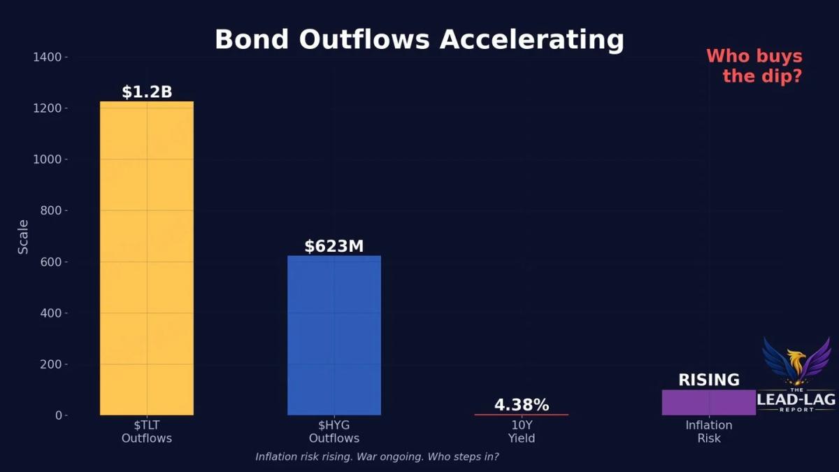 Oil Shock Forces Fed, Bonds, and Outflows Higher