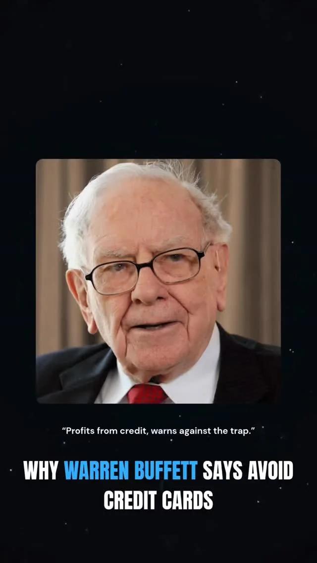 Buffett Profits From Cards Yet Warns Against Debt