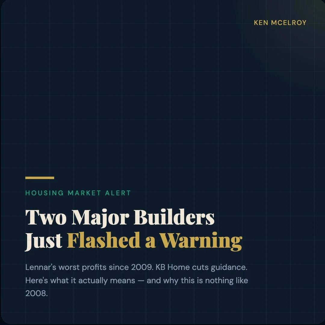 Homebuilders Face Critical Shift Despite Stable Housing Market