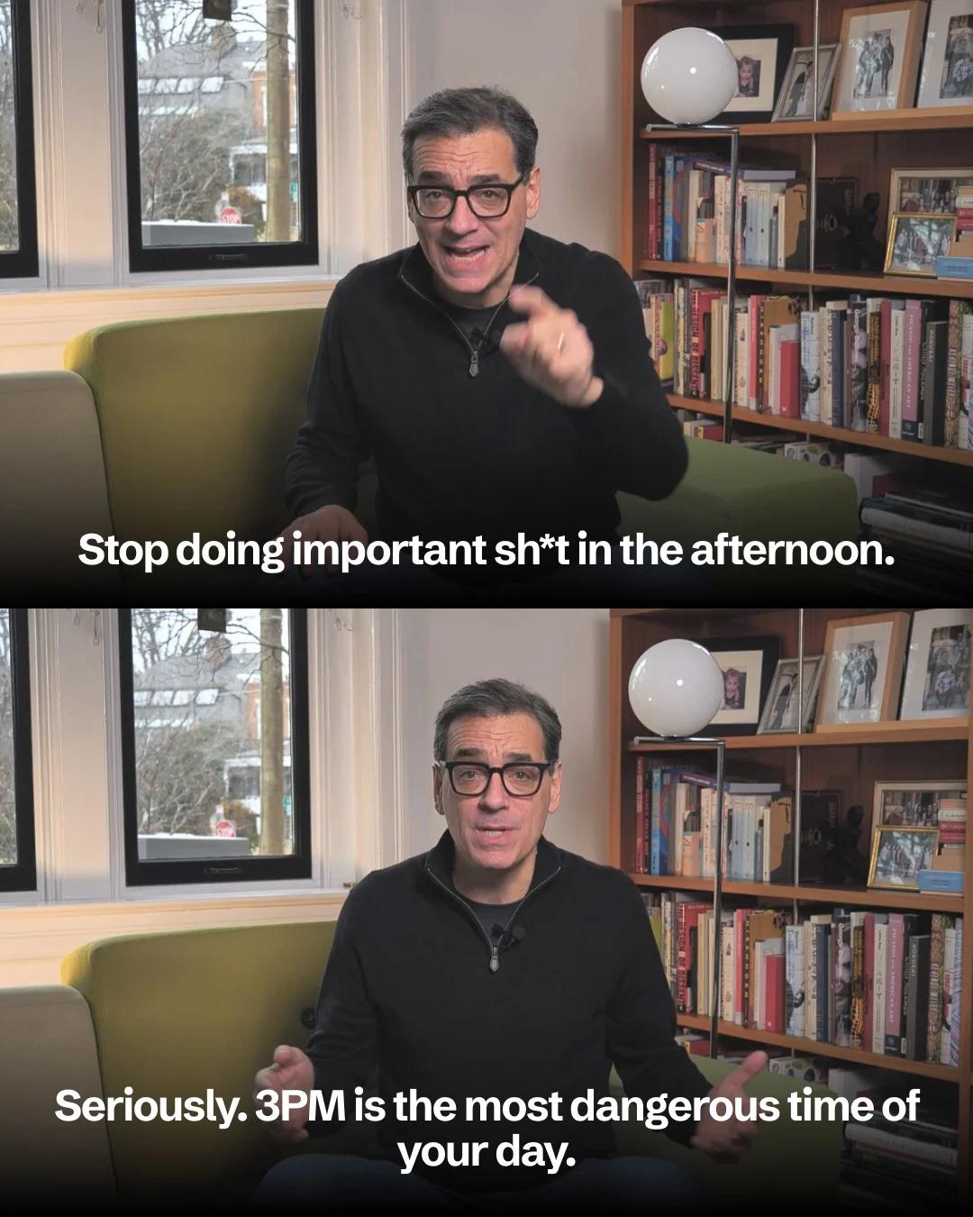 Do Hardest Work Before Lunch; Afternoons Are Low‑energy