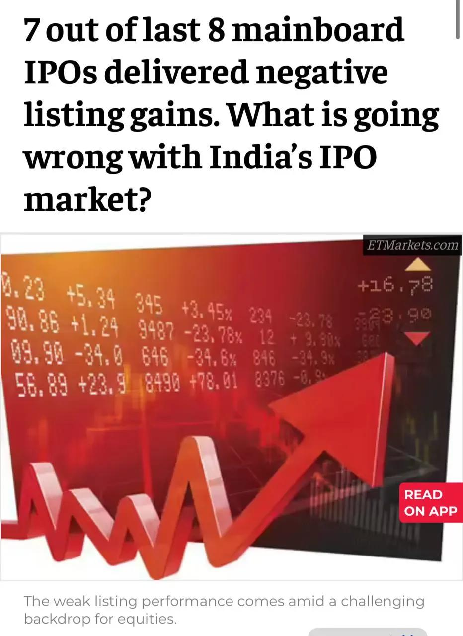 Avoid All 8 IPOs: Market Conditions Signal