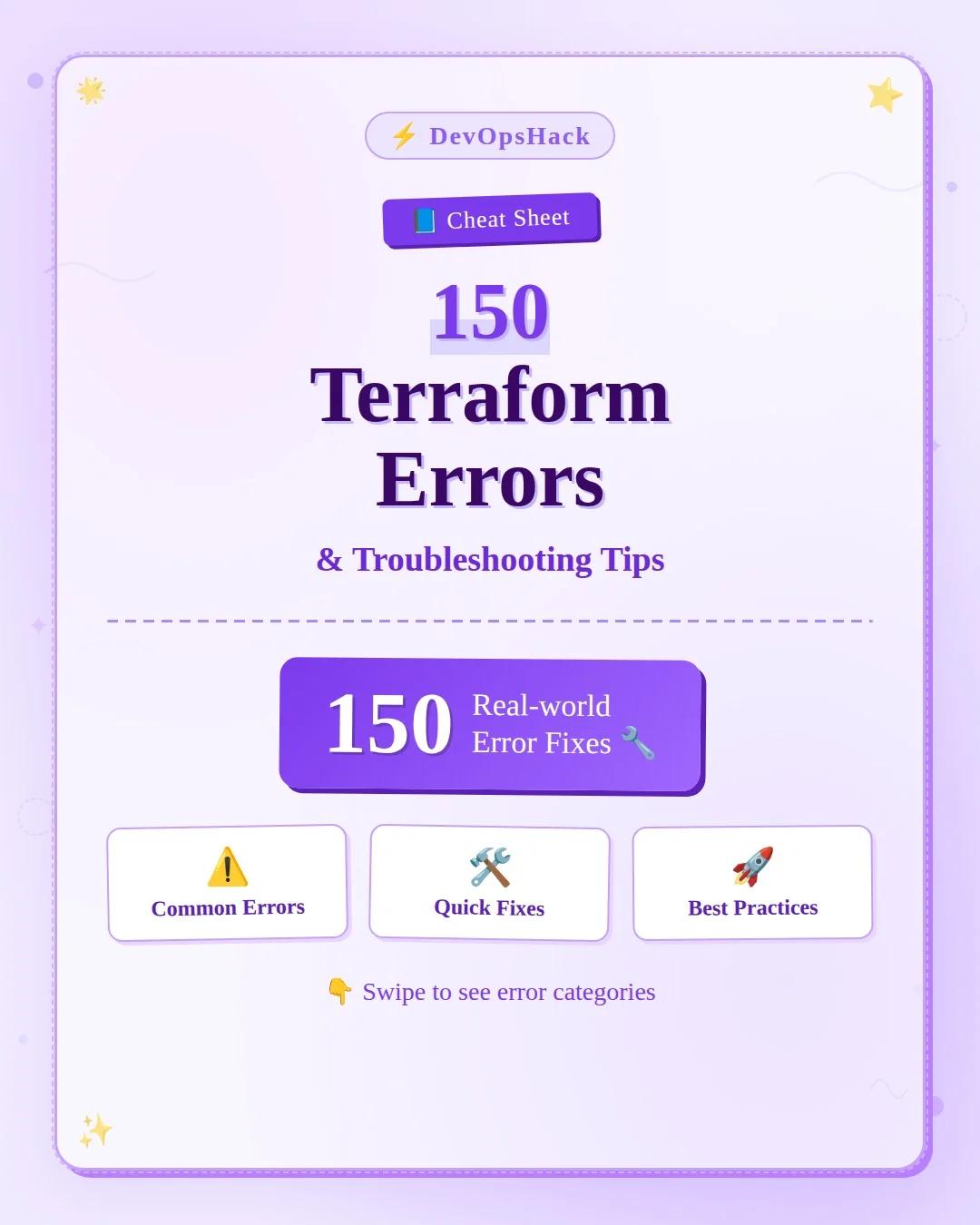 150 Terraform Errors & Troubleshooting Guide