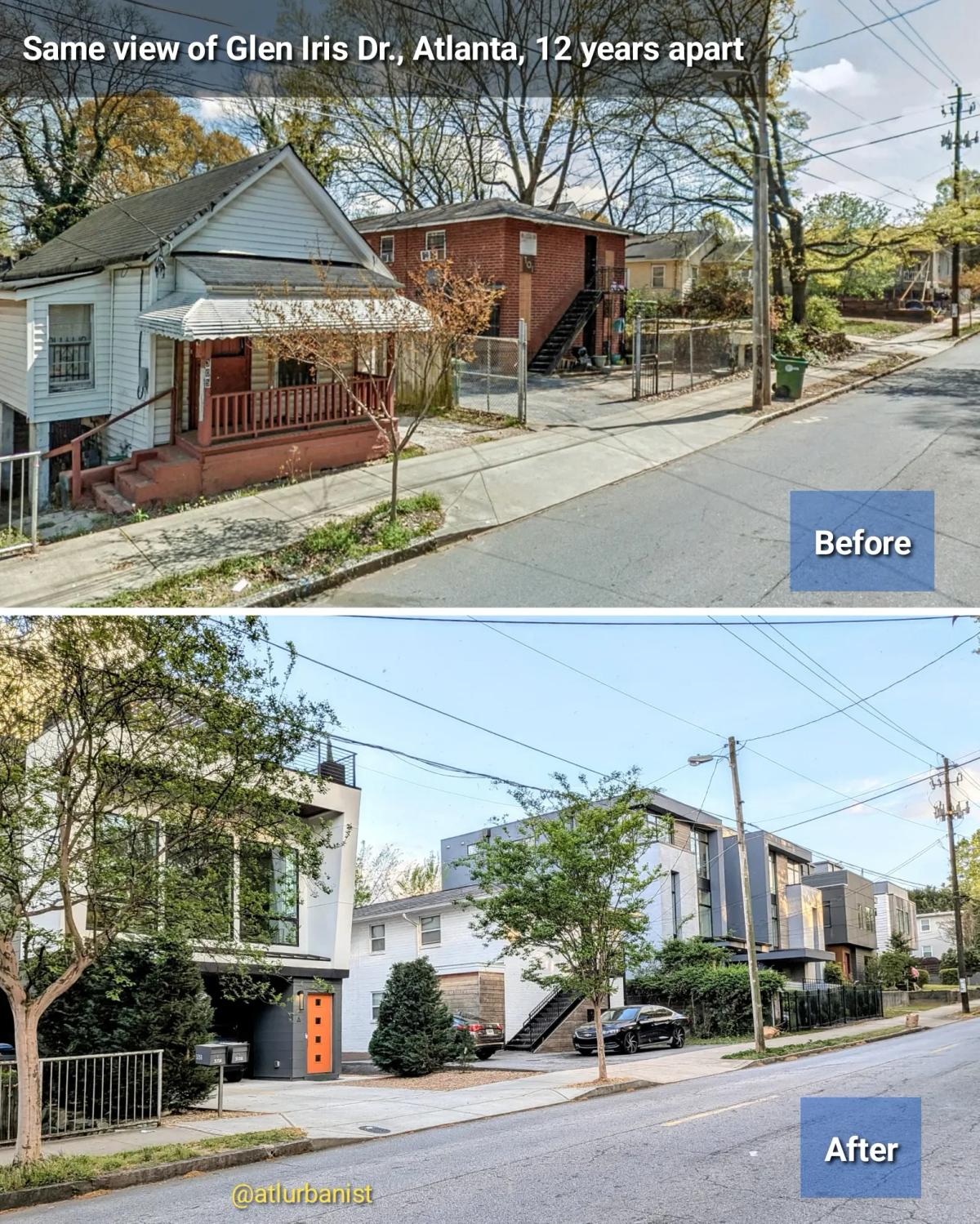 Same Street, Two Eras: Atlanta’s Gentrification Unfolds