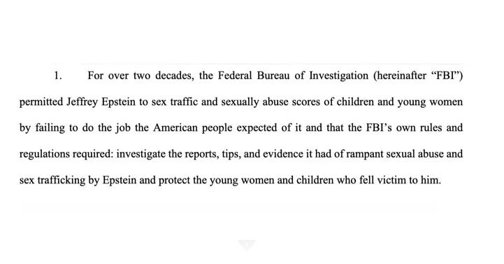 Epstein Victims' FBI Lawsuit Dismissed over Anonymity
