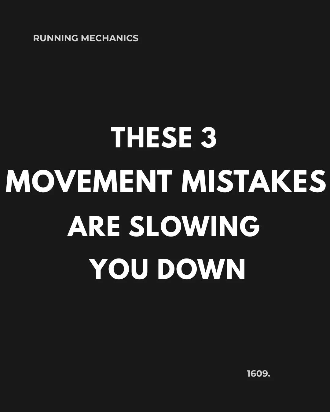 Fix These 3 Movement Mistakes for Smoother Runs