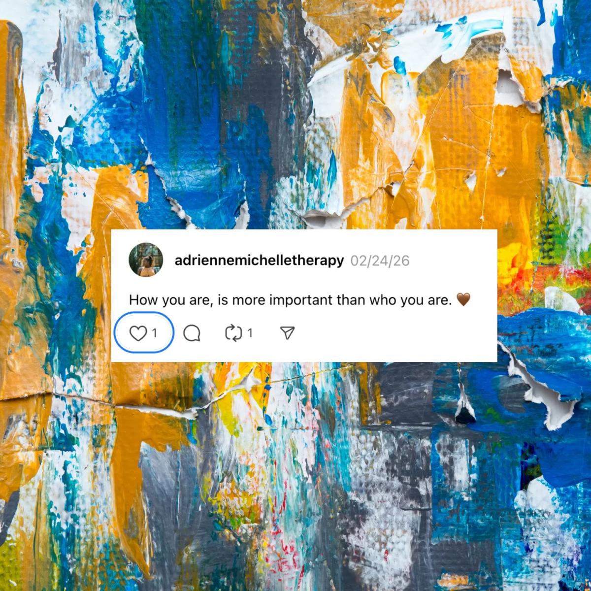 Focus Energy on Inner Work, Identity Follows