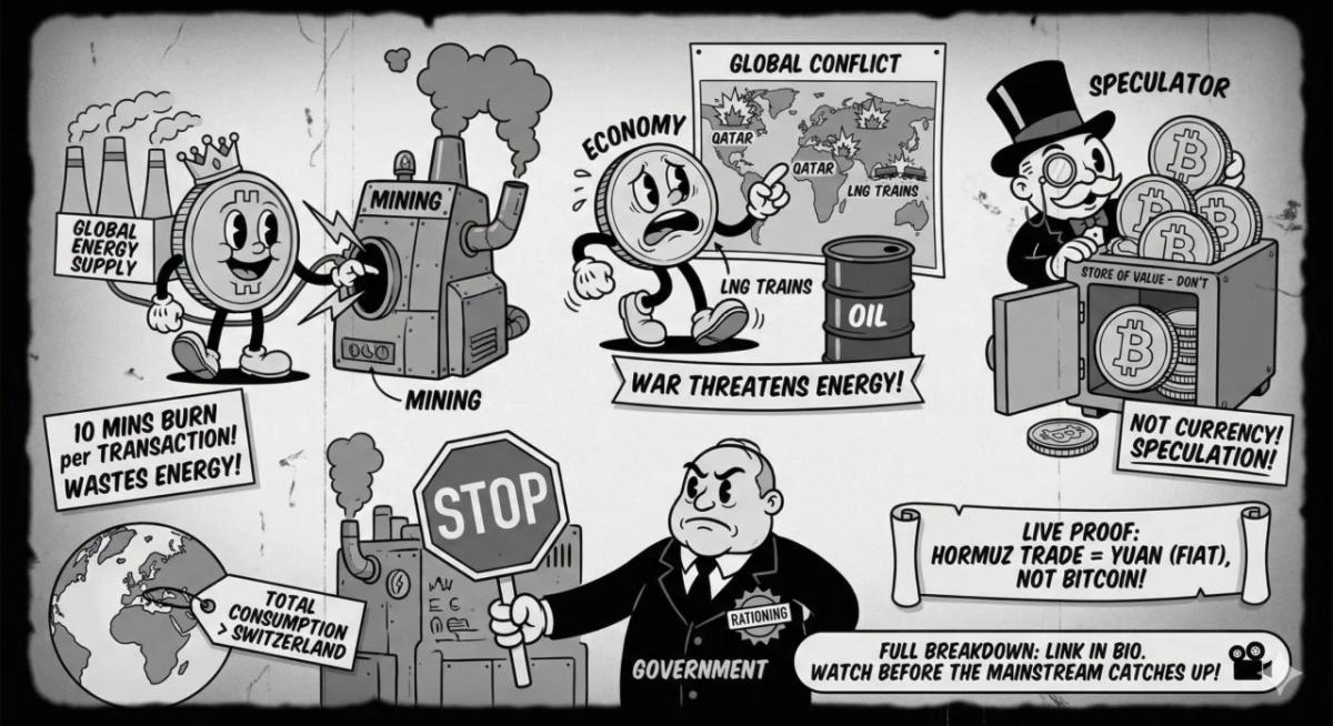 Bitcoin's Design Burns Massive Energy, Surpassing Switzerland