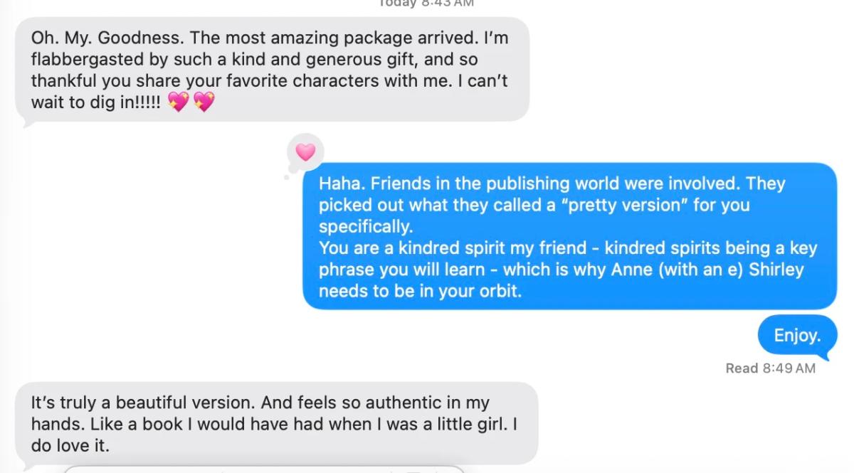 Human Touch Turns Book Gift Into Awe