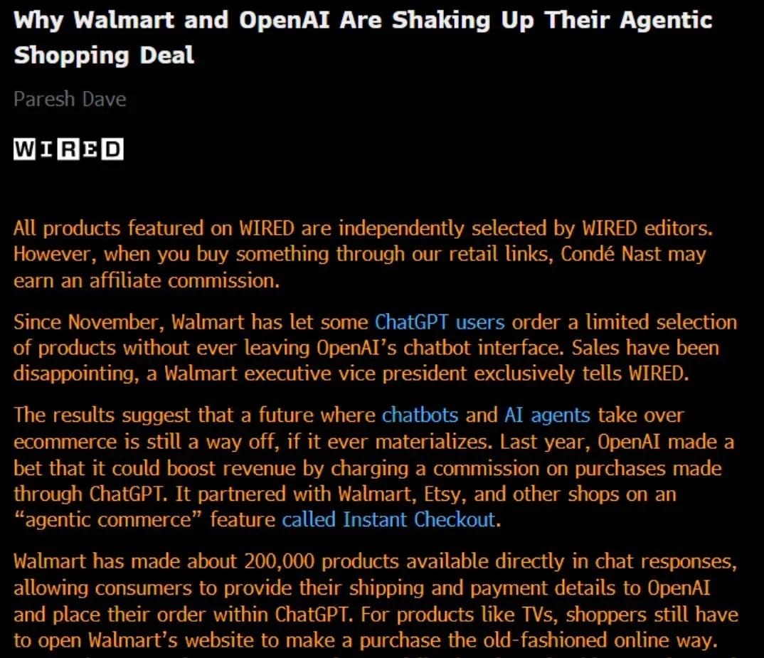 Research on ChatGPT, Buy Elsewhere: Instant Checkout Lags