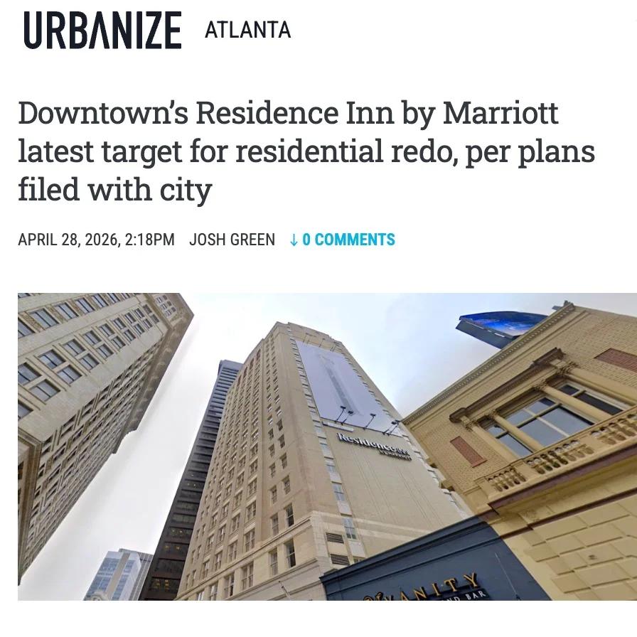 Hotel-to-Residence Conversion Boosts Downtown Vitality