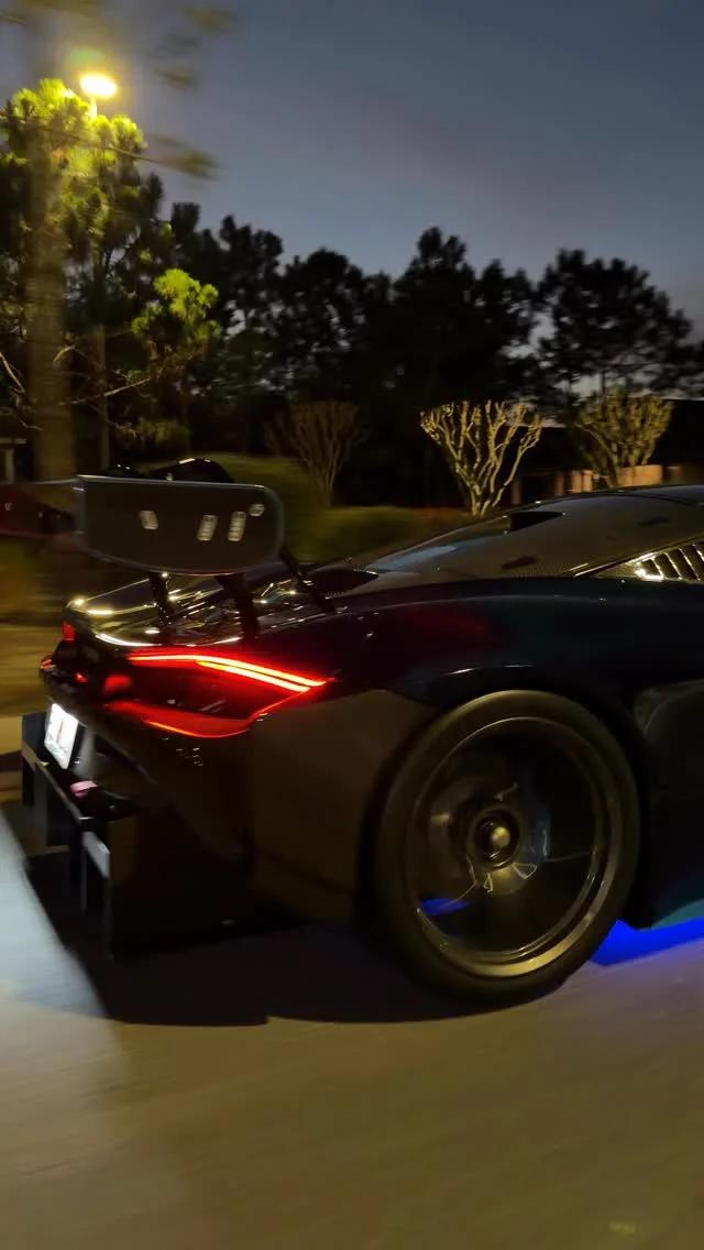 Blue Carbon Fiber McLaren: Pure Supercar Elegance