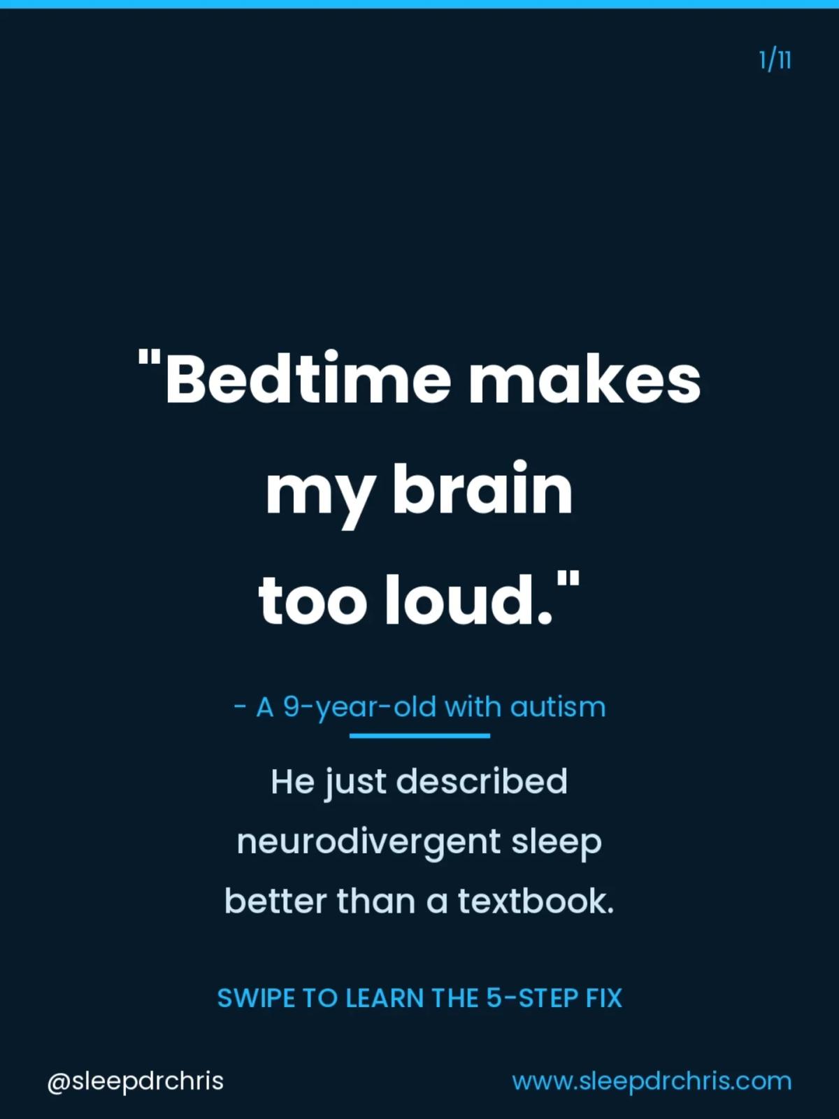Neurodivergent Kids Need a Brain‑Based Bedtime System