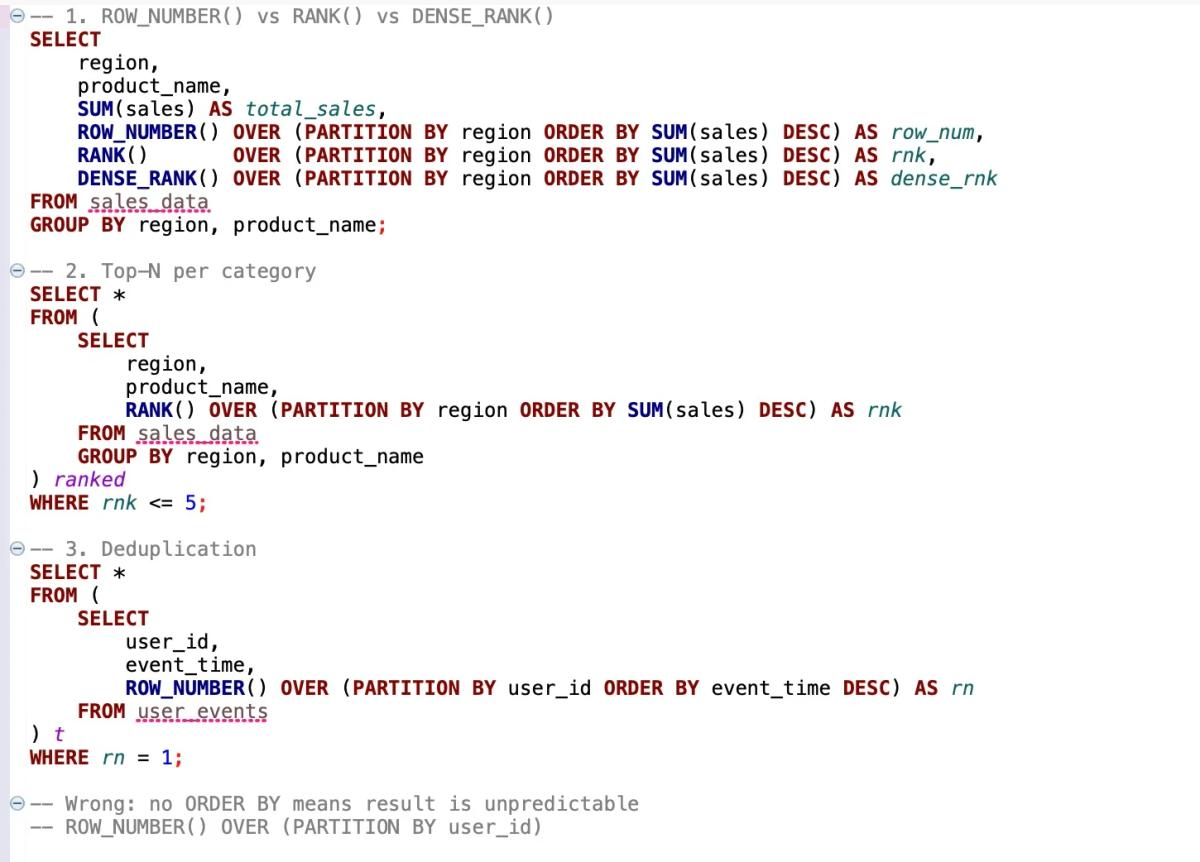 Choose the Right SQL Ranking Function to Avoid Misleading Gaps