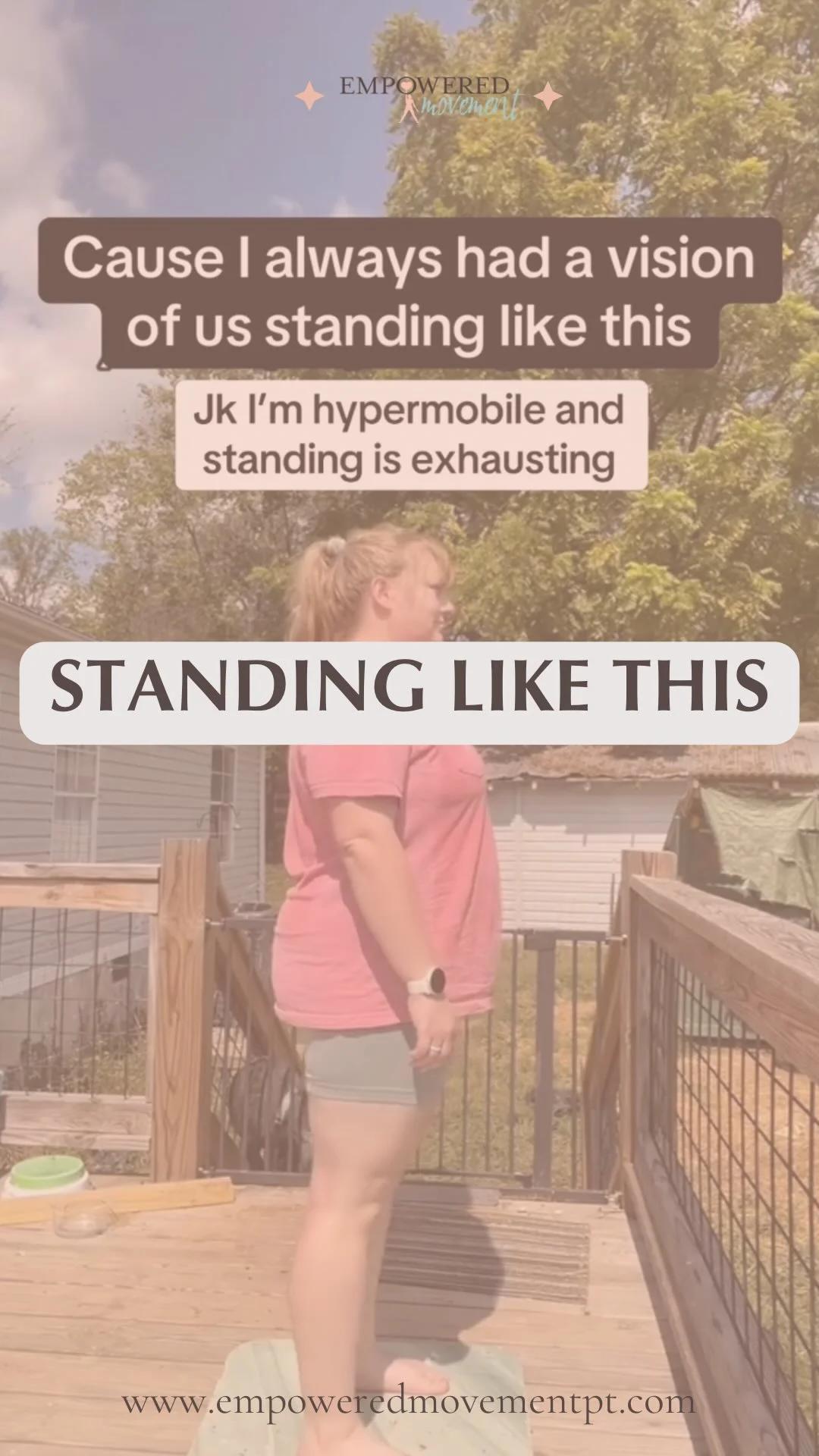Stability Training Helps Hypermobile Individuals Stand Naturally