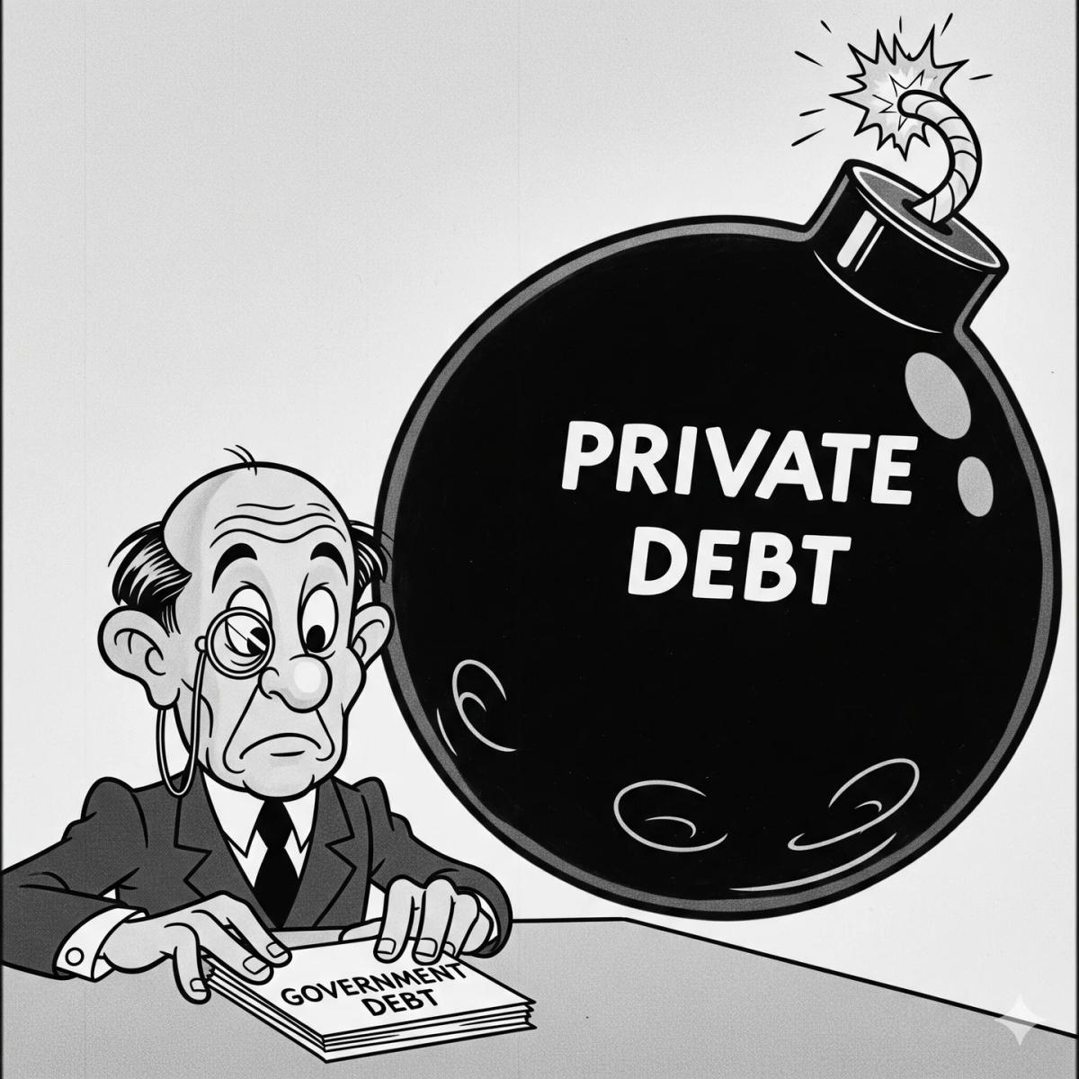 Mainstream Economists Overlook Private Debt, Miss Recession
